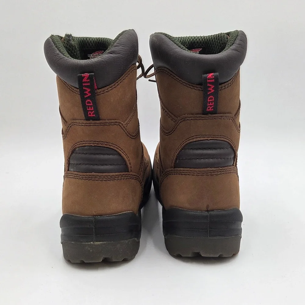 Red Wing Mens King Toe‎ 8-inch Waterproof Boot 2280 Work Brown Size 9 D